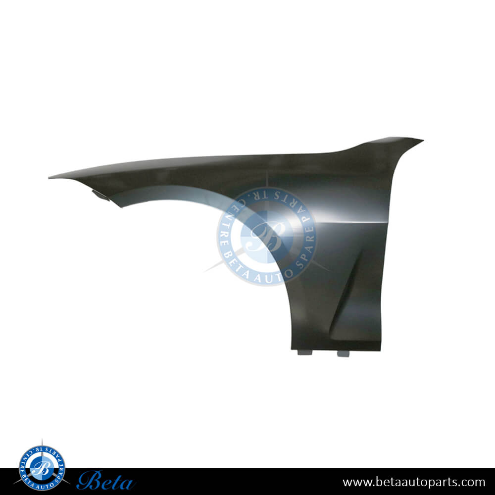 Left Side Front Fender - Aluminum for BMW 4 Series 2021-Up models, Part Number 41009466095 Left Side Front Fender - Aluminum for BMW 4 Series 2021-Up models, Part Number 41009466095